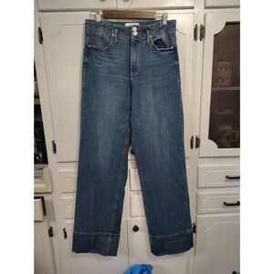 Dear John Jeans Women's Size 30 Gunnar Wide Leg Denim Gysun Medium Wash Boho